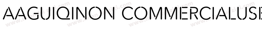 AaGuiqiNon CommercialUse◆字体转换